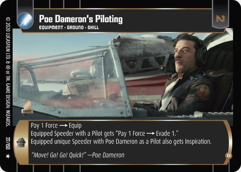 Poe Dameron's Piloting (B)