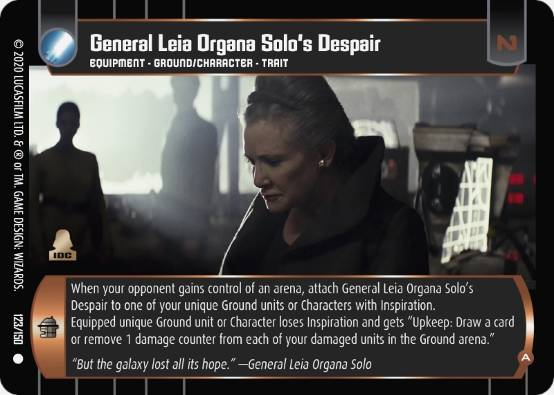 General Leia Organa Solo's Dispair (A)