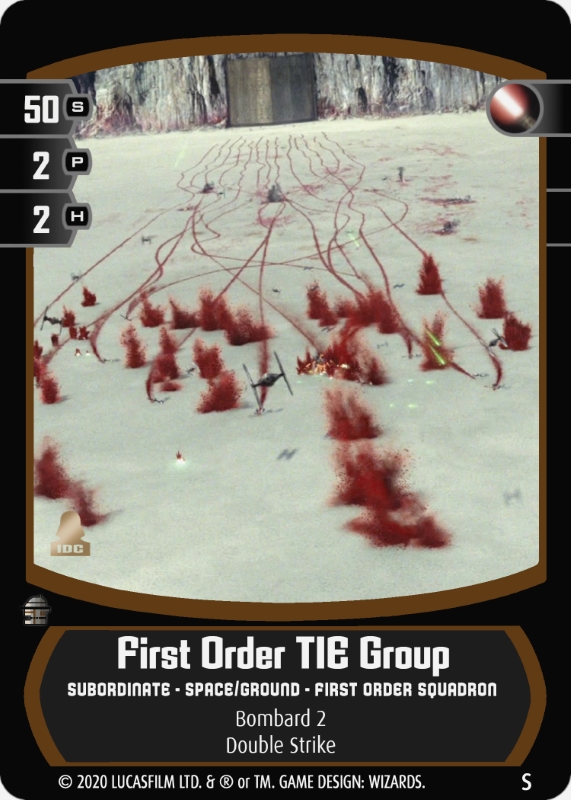 First Order TIE Group