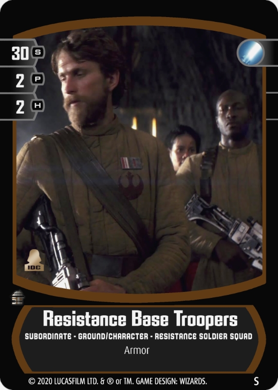 Resistance Base Troopers