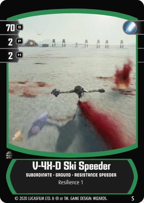 V-4X-D Ski Speeder