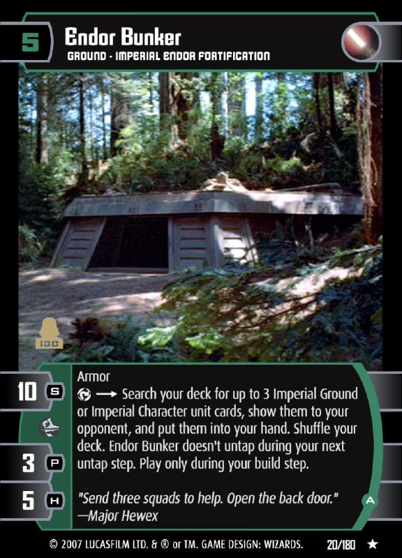 Endor Bunker (A)