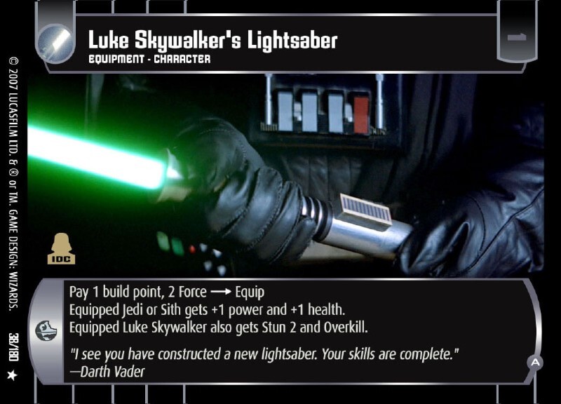 Luke Skywalker's Lightsaber (A)