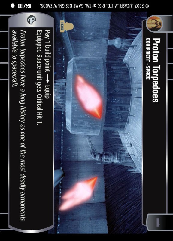 Proton Torpedoes : A Equipment type card for Star Wars Trading Card Game (SWTCG)