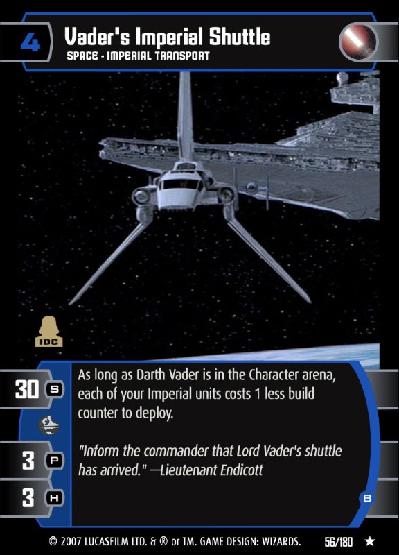 Vader's Imperial Shuttle (B)