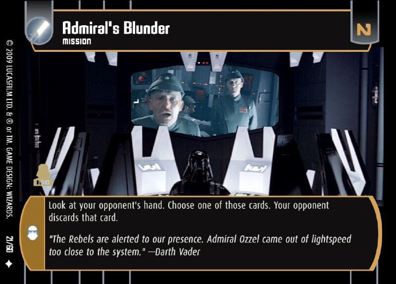 Admiral's Blunder