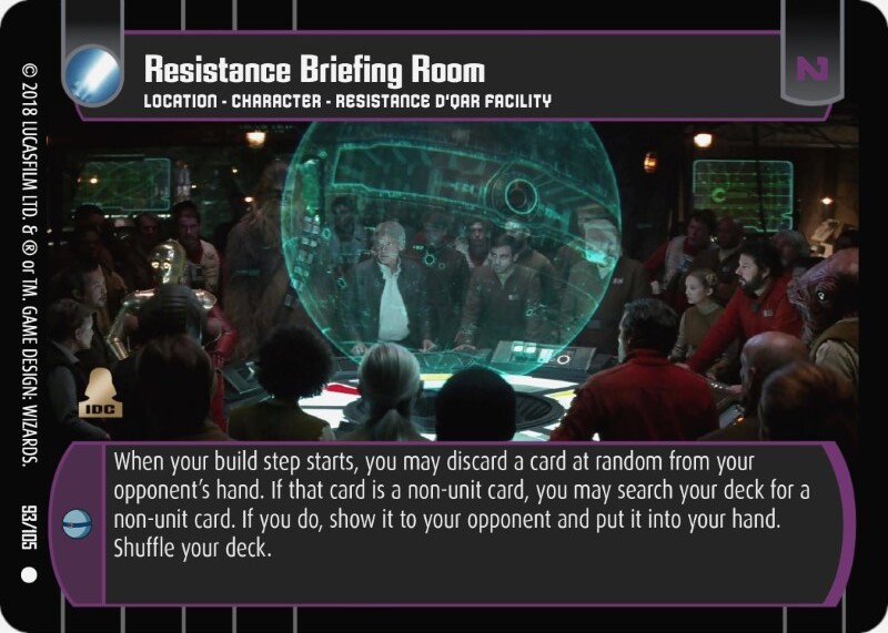 Resistance Briefing Room