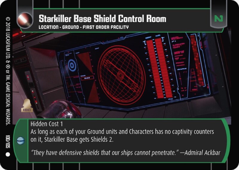 Starkiller Base Shield Control Room