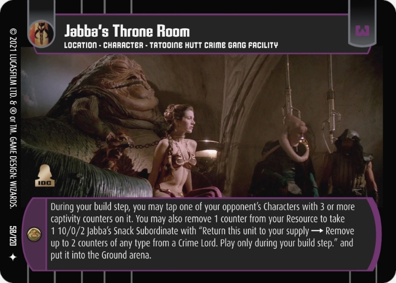 Jabba's Throne Room