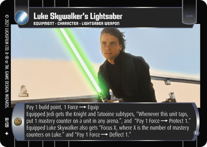 Luke Skywalker's Lightsaber (C)