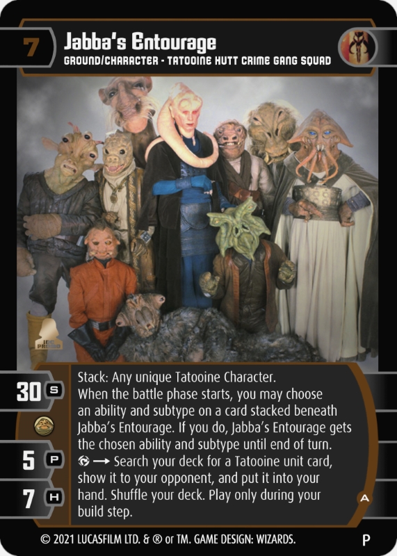 Jabba's Entourage (A) (Promo)