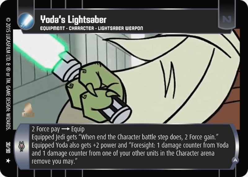 Yoda's Lightsaber (A)
