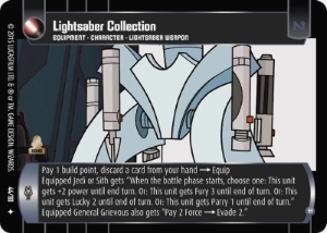 grievous lightsaber collection