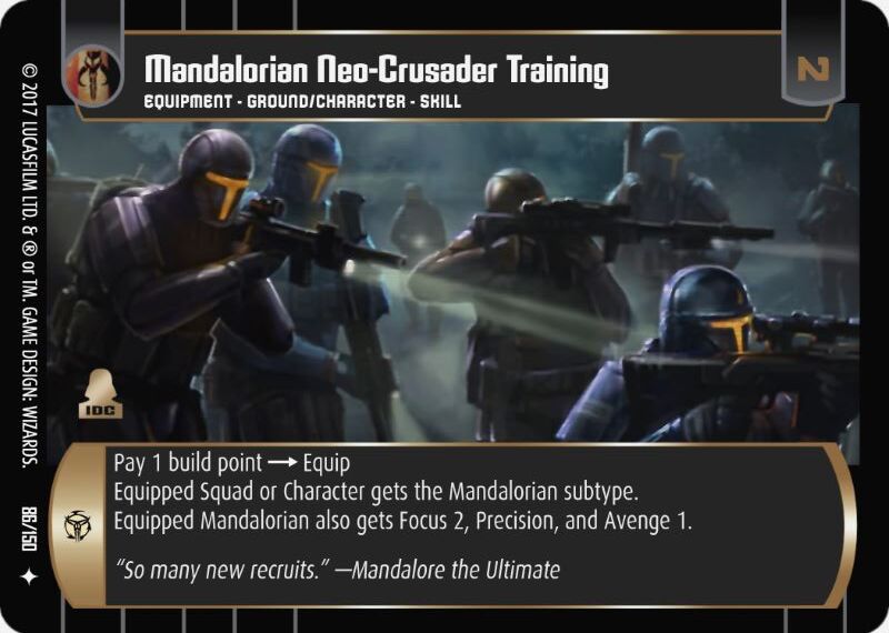 Mandalorian Neo-Crusader Training