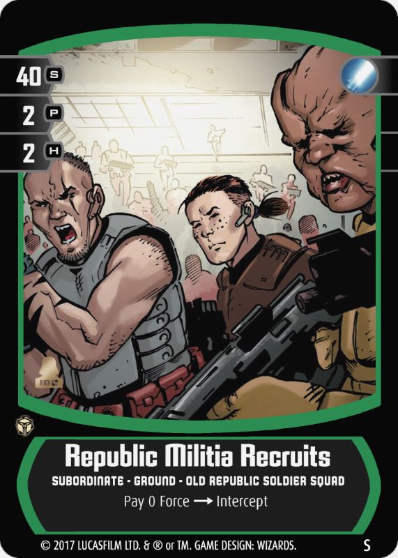 Republic Militia Recruits