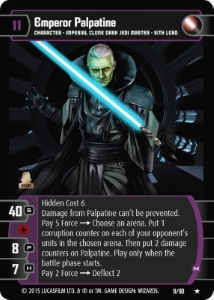 Emperor Palpatine (M) Card - Star Wars Trading Card Game