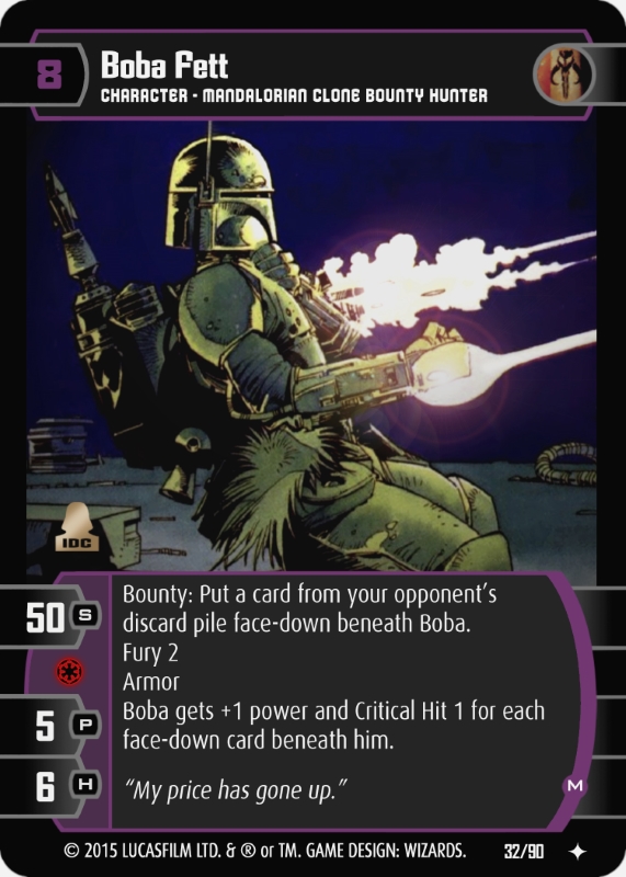 Boba Fett (C) Card - Star Wars Trading Card Game