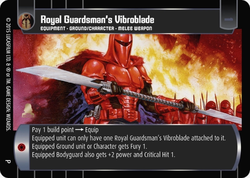Royal Guardsman's Vibroblade - Promo