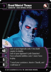 Grand Admiral Thrawn (A) (Promo) Card - Star Wars Trading Card