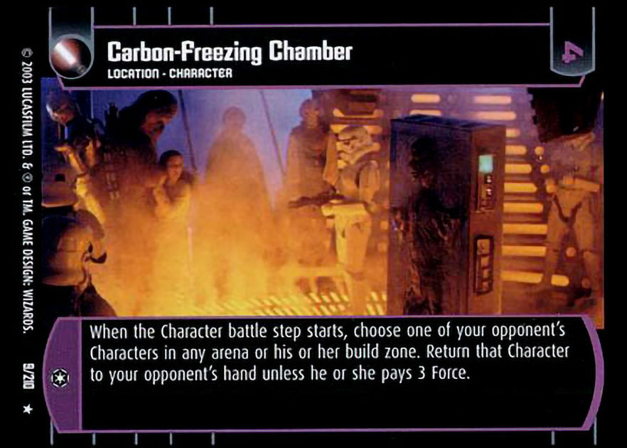 Carbon-Freezing Chamber