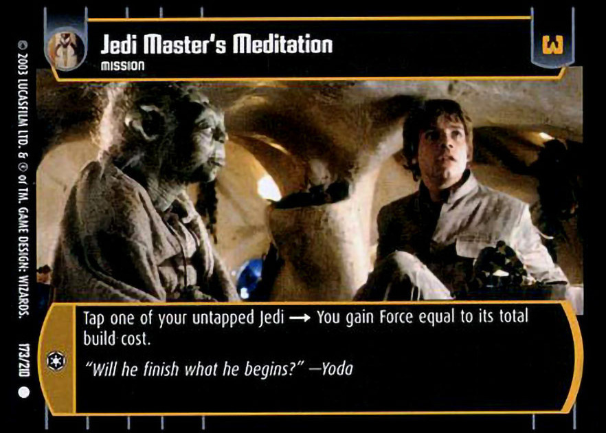 Jedi Master's Meditation