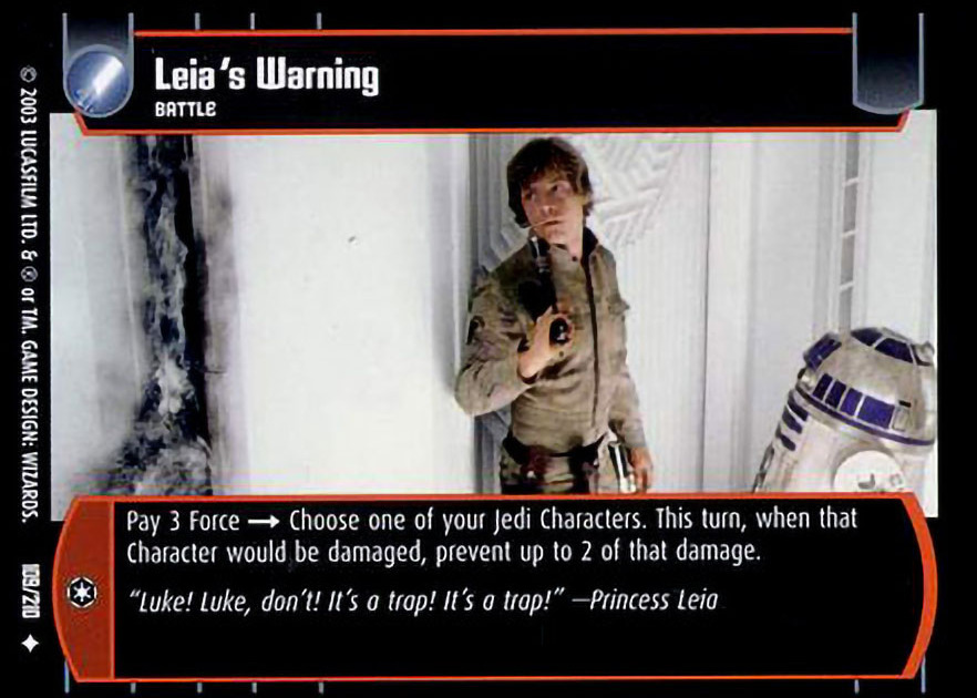 Leia's Warning