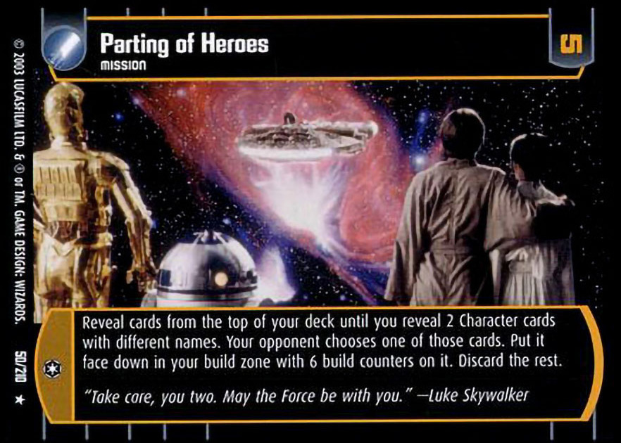 Parting of Heroes