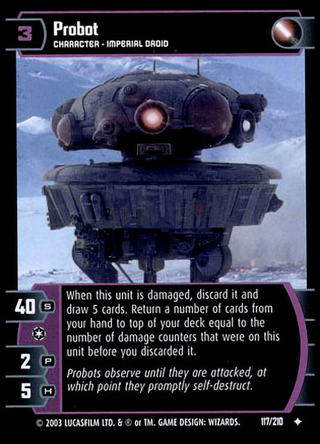 Probot Card - Star Wars Trading Card Game