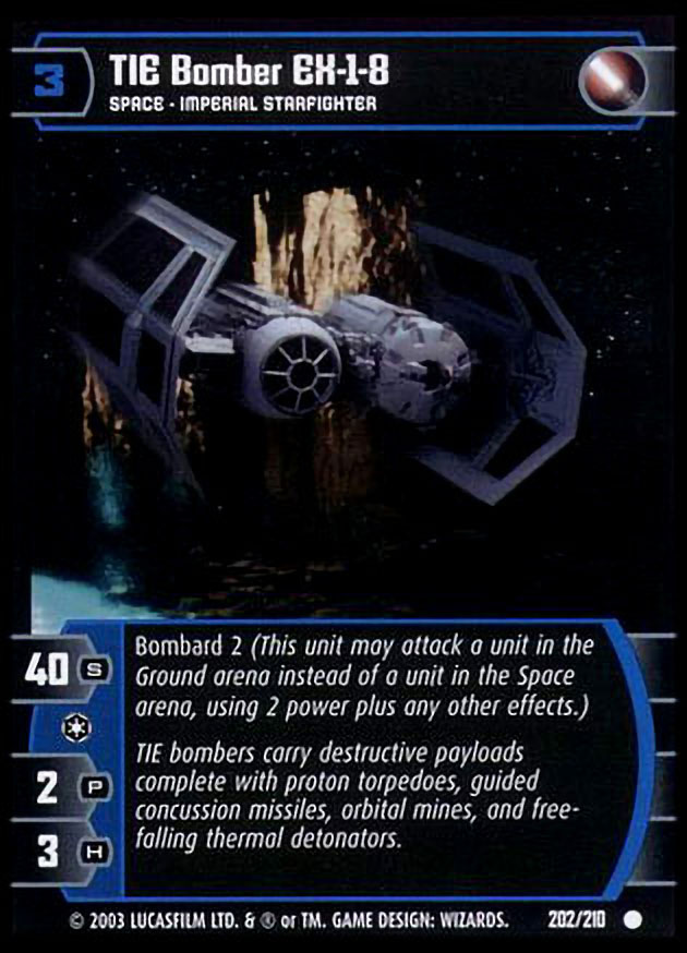 TIE Bomber EX-1-8