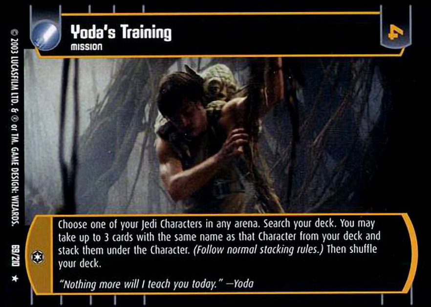 Yoda's Training