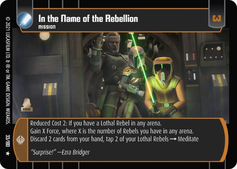 In the Name of the Rebellion