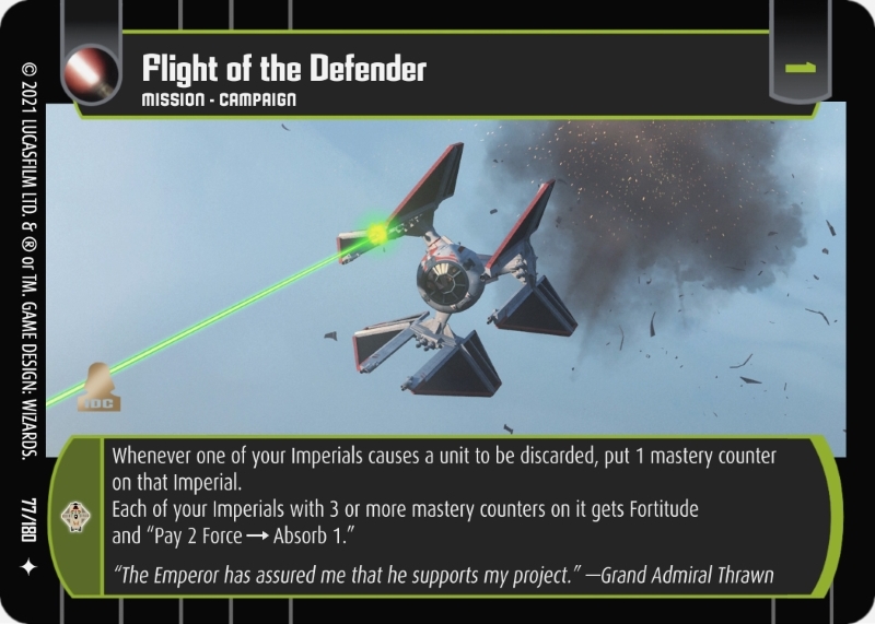 Flight of the Defender