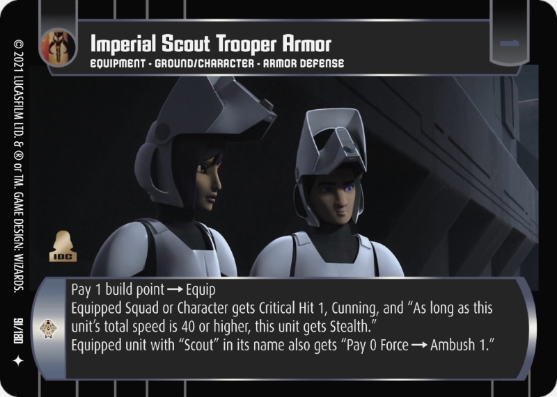Imperial Scout Troop Armor
