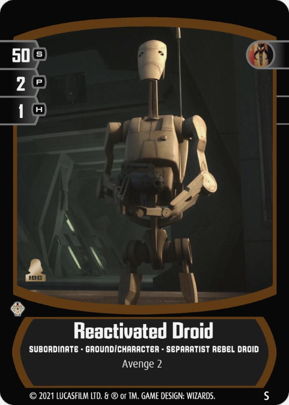 Reactivated Droid