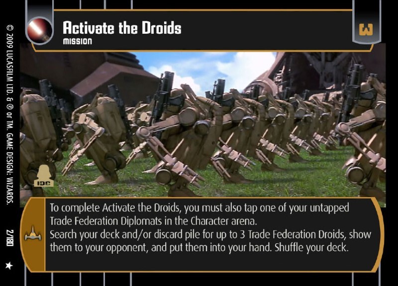 Activate the Droids