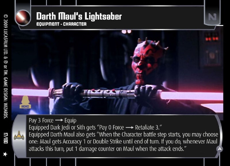 Darth Maul's Lightsaber (A)