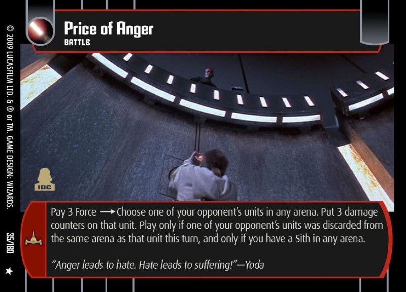 Price of Anger