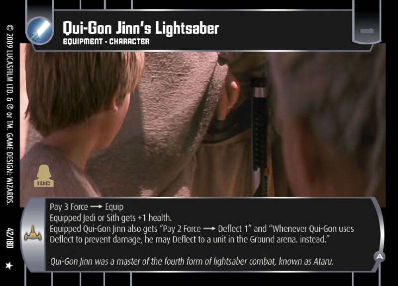 Qui-Gon Jinn (A) Card - Star Wars Trading Card Game