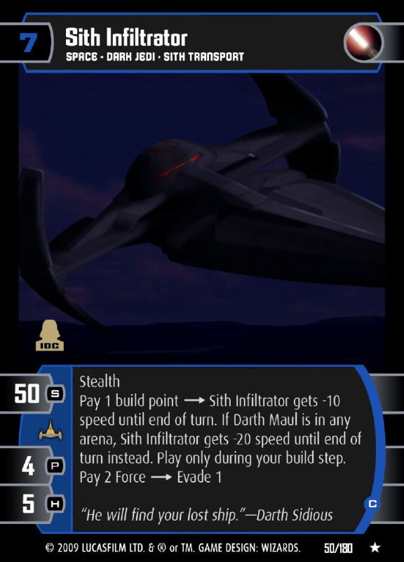 Sith Infiltrator (C)