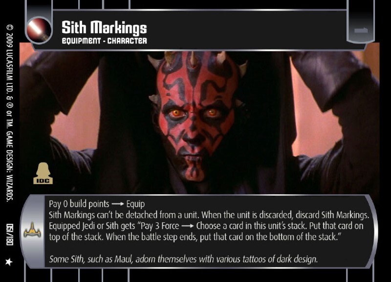 Sith Markings
