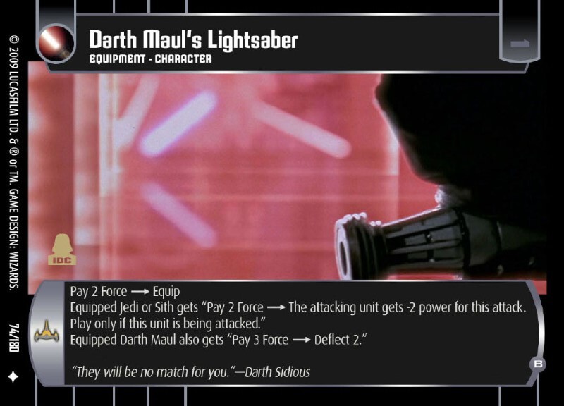 Darth Maul's Lightsaber (B)
