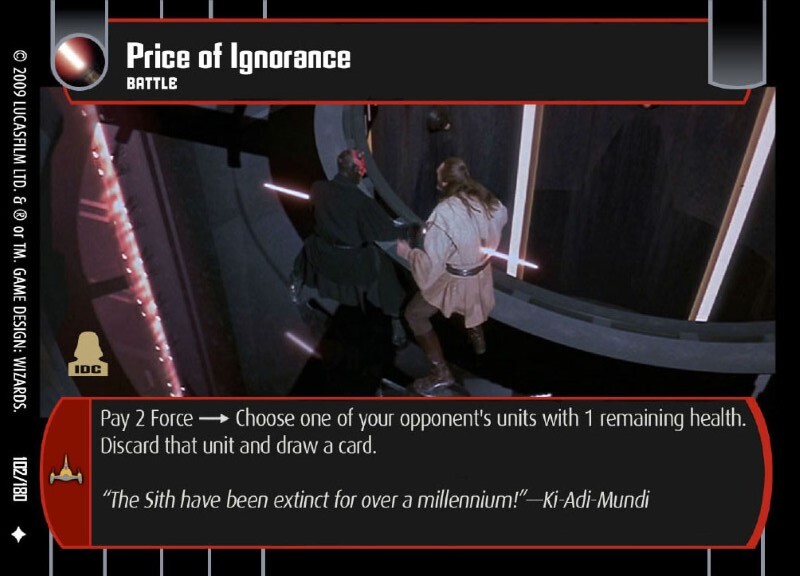 Price of Ignorance