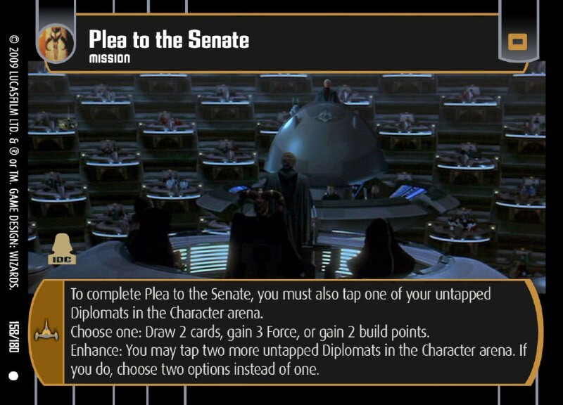 Plea to the Senate