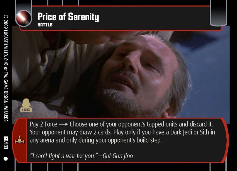 Price of Serenity