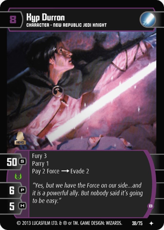 Kyp Durron (B) Card - Star Wars Trading Card Game