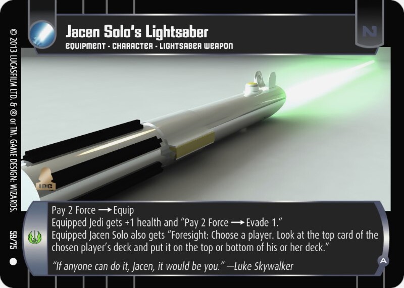 Jacen Solo's Lightsaber (A)