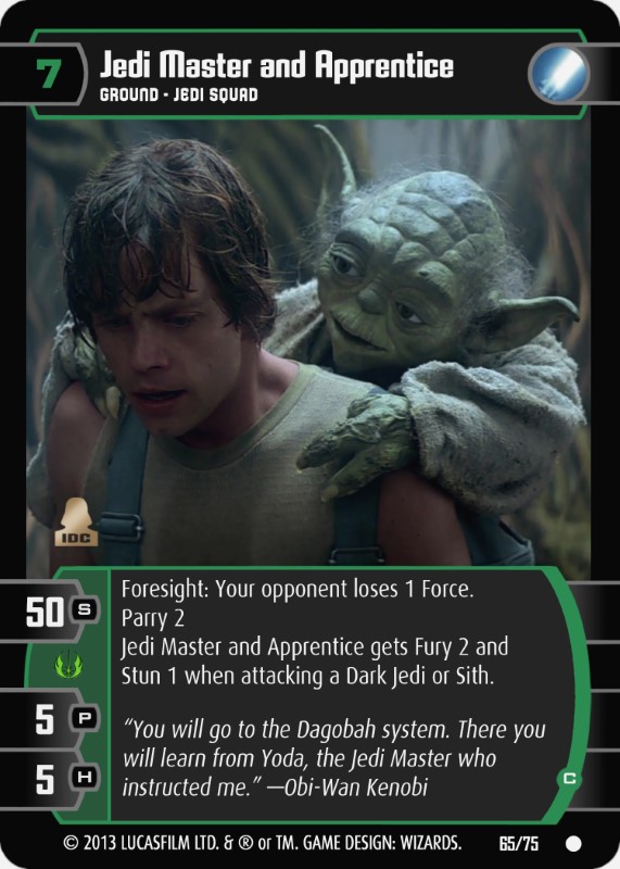 Jedi Master and Apprentice (C)