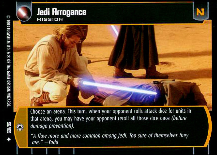 Jedi Arrogance