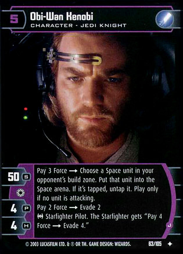 Obi-Wan Kenobi (X) Card - Star Wars Trading Card Game