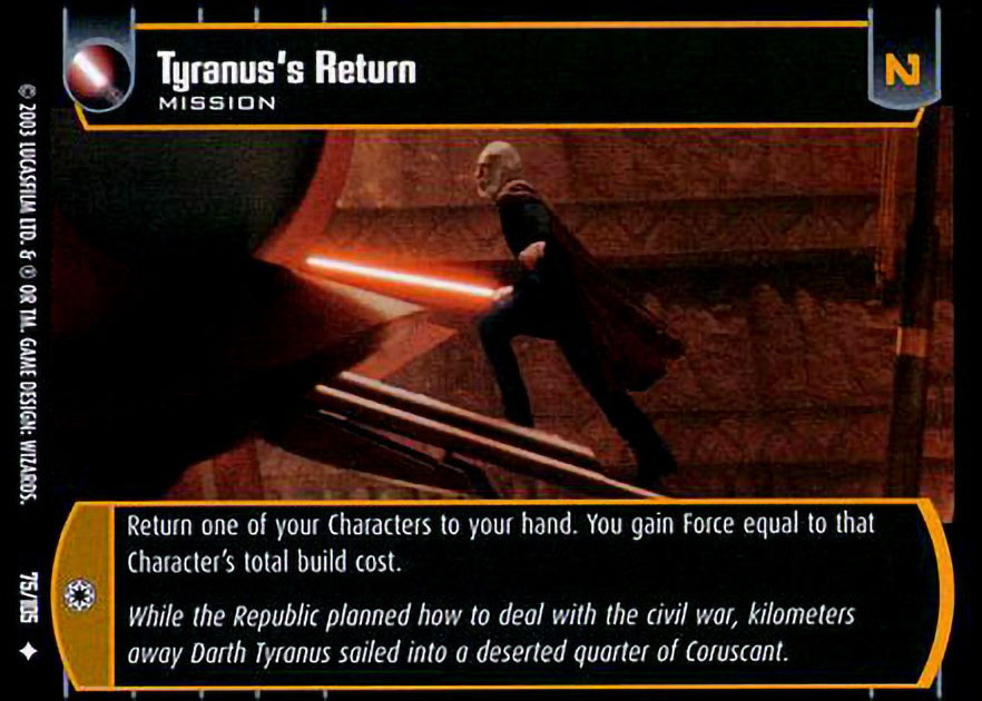 Tyranus's Return